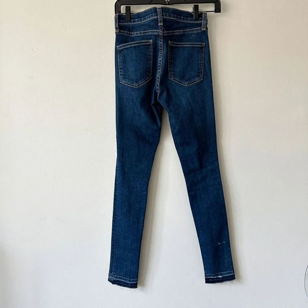 VERONICA BEARD Patchwork Mid-Rise Skinny Leg Jeans - Size 24
